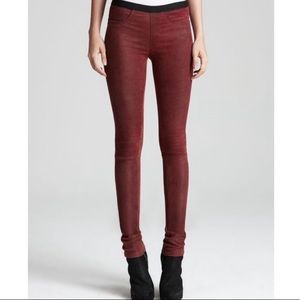 Helmut Lang leather leggings